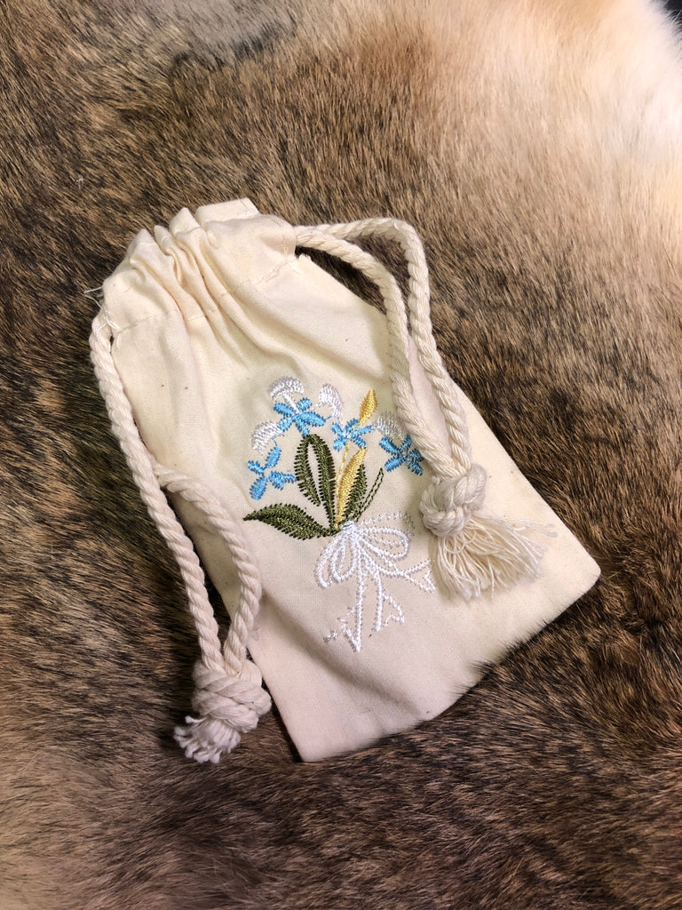 Embroidered Bag - Baby Blue Eyes