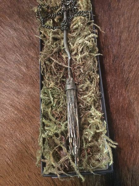 Burial Ground Broom Pendant