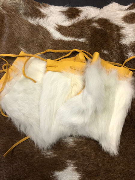 White Rabbit Fur Bag