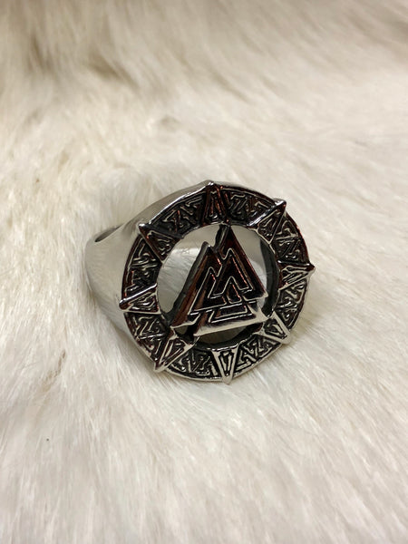 Valknut Odin Ring