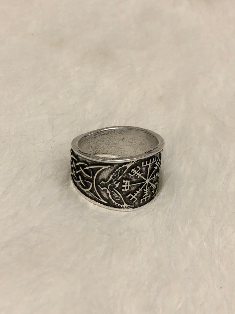 Norse Compass and Ravens Ring