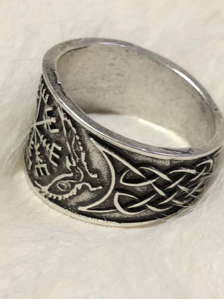 Norse Compass and Ravens Ring