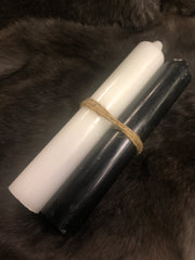 God and Goddess Candle Set - Black/White
